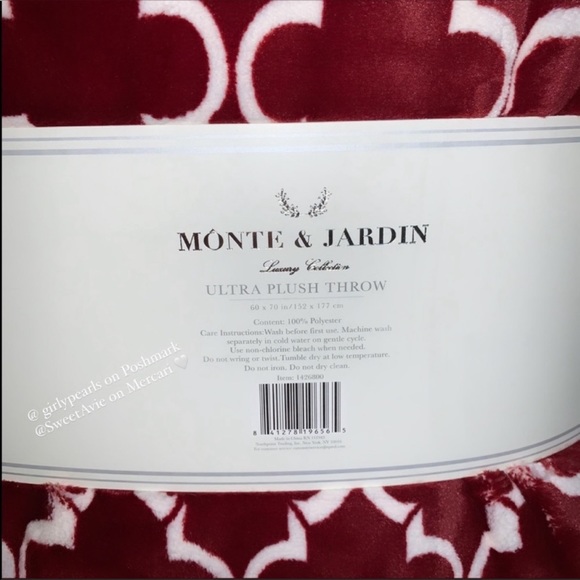 Monte & Jardin Ultra Plush Throw Blanket N… - Picture 5 of 6
